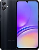 Смартфон Samsung SM-A055F Galaxy A05 64Gb 4Gb черный моноблок 3G 4G 2Sim 6.7" 720x1600 Android 13 50Mpix 802.11 a/b/g/n/ac GPS GSM900/1800 GSM1900 TouchSc microSD max1024Gb