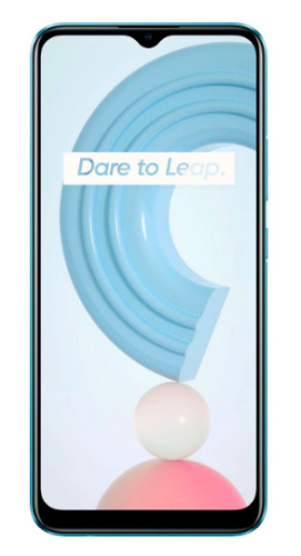 Смартфон Realme C21 64Gb 4Gb голубой моноблок 3G 4G 2Sim 6.5" 720x1600 Android 10 13Mpix 802.11 b/g/n NFC GPS GSM900/1800 GSM1900 MP3 FM A-GPS microSD max256Gb