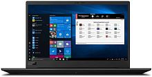 Ноутбук Lenovo ThinkPad P1 Core i7 10875H 32Gb SSD1Tb NVIDIA Quadro T1000 4Gb 15.6" IPS FHD (1920x1080) Windows 10 Professional black WiFi BT Cam