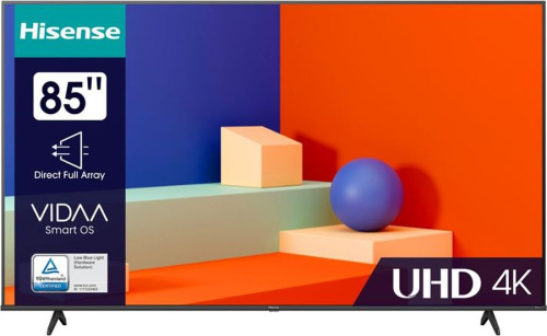 Телевизор LED Hisense 85" 85A6K черный 4K Ultra HD 60Hz DVB-T DVB-T2 DVB-C DVB-S DVB-S2 USB WiFi Smart TV