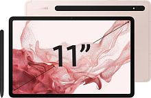 Планшет Samsung Galaxy Tab S8 SM-X706 Snapdragon 898 2.99 8C RAM8Gb ROM128Gb 11" TFT 2560x1600 3G 4G Android 12 розовое золото 13Mpix 12Mpix BT GPS WiFi Touch microSD 1Tb 8000mAh