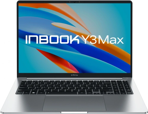 Ноутбук Infinix Inbook Y3 Max YL613 Core i3 1215U 8Gb SSD512Gb Intel UHD Graphics 16" IPS FHD (1920x1080) noOS silver WiFi BT Cam (71008301568)