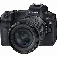 Фотоаппарат Canon EOS R черный 30.3Mpix 3.15" 2160p WiFi RF 24-105 mm F4-7.1 IS STM LP-E6N (с объективом)