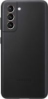 Чехол (клип-кейс) Samsung для Samsung Galaxy S21 Leather Cover черный (EF-VG991LBEGRU)