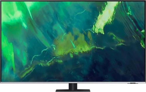 Телевизор QLED Samsung 75" QE75Q77AAUXRU Q темно-серый 4K Ultra HD 120Hz DVB-T2 DVB-C DVB-S2 USB WiFi Smart TV (RUS)