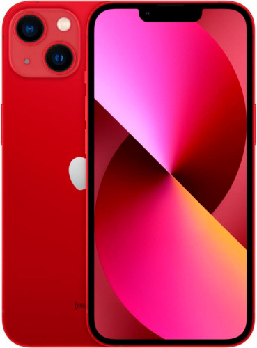 Смартфон Apple A2628 iPhone 13 mini 128Gb красный моноблок 3G 4G 5.4" 1080x2340 iPhone iOS 15 12Mpix 802.11 a/b/g/n/ac/ax NFC GPS GSM900/1800 GSM1900 TouchSc Ptotect