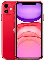 Смартфон Apple A2221 iPhone 11 64Gb красный моноблок 3G 4G 6.1" iPhone iOS 15 12Mpix 802.11 a/b/g/n/ac/ax NFC GPS