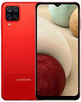 Смартфон Samsung SM-A127F Galaxy A12 64Gb 4Gb красный моноблок 3G 4G 6.5" 720x1600 Android 10 48Mpix 802.11 b/g/n NFC GPS GSM900/1800 GSM1900 TouchSc