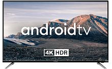 Телевизор LED Hyundai 50" H-LED50BU7008 Android TV черный 4K Ultra HD 60Hz DVB-T2 DVB-C DVB-S2 USB WiFi Smart TV