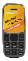 Мобильный телефон Digma A106 Linx 32Mb серый моноблок 2Sim 1.44" 68x98 GSM900/1800