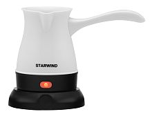 Кофеварка Электрическая турка Starwind STP3060 600Вт белый/черный