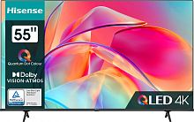 Телевизор QLED Hisense 55" 55E7KQ черный 4K Ultra HD 60Hz DVB-T DVB-T2 DVB-C DVB-S DVB-S2 USB WiFi Smart TV