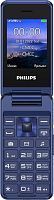 Мобильный телефон Philips E2601 Xenium синий раскладной 2Sim 2.4" 240x320 Nucleus 0.3Mpix GSM900/1800 FM