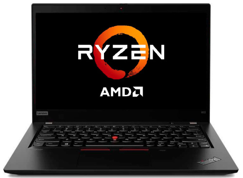 Ноутбук Lenovo ThinkPad X13 G1 T Ryzen 7 Pro 4750U 16Gb SSD512Gb AMD Radeon 13.3" IPS FHD (1920x1080) Windows 10 Professional 64 black WiFi BT Cam