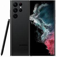 Смартфон Samsung SM-S908E Galaxy S22 Ultra 256Gb 12Gb черный моноблок 3G 4G 2Sim 6.8" Android 12 802.11 a/b/g/n/ac/ax NFC GPS TouchSc