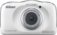 Фотоаппарат Nikon CoolPix W150 белый 13.2Mpix Zoom3x 2.7" 1080p 21Mb SDXC CMOS 1x3.1 5minF HDMI/KPr/DPr/WPr/FPr/WiFi/EN-EL19