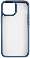 Чехол (клип-кейс) для Apple iPhone 13 mini Usams US-BH768 прозрачный/синий (УТ000028115)