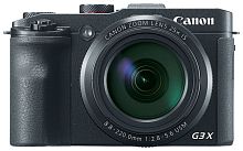 Фотоаппарат Canon PowerShot G3 X черный 20.2Mpix Zoom25x 3.2" 1080p SDXC/SD/SDHC CMOS IS opt 5minF rotLCD TouLCD 5.9fr/s RAW 60fr/s HDMI/WiFi/NB-10L