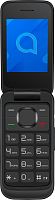 Мобильный телефон Alcatel 2057D OneTouch черный раскладной 2Sim 2.4" 240x320 0.3Mpix GSM900/1800 GSM1900 MP3 FM microSD max32Gb