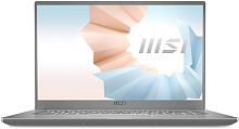 Ноутбук MSI Modern 15 A11SBU-475RU Core i7 1165G7 16Gb SSD512Gb NVIDIA GeForce MX450 2Gb 15.6" IPS FHD (1920x1080) Windows 10 grey WiFi BT Cam