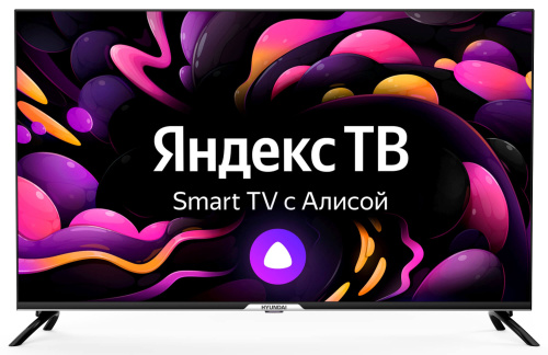 Телевизор LED Hyundai 50" H-LED50BU7003 Яндекс.ТВ Frameless черный Ultra HD 60Hz DVB-T DVB-T2 DVB-C DVB-S DVB-S2 USB WiFi Smart TV