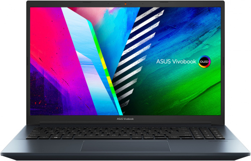 Ноутбук Asus VivoBook Pro K3500PA-L1077 Core i7 11370H 16Gb SSD512Gb Intel Iris Xe graphics 15.6" OLED FHD (1920x1080) noOS blue WiFi BT Cam