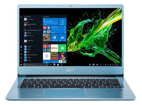 Ультрабук Acer Swift 3 SF314-41-R0PE Athlon 300U 4Gb SSD128Gb AMD Radeon Vega 3 14" IPS FHD (1920x1080) Windows 10 Home blue WiFi BT Cam 3220mAh