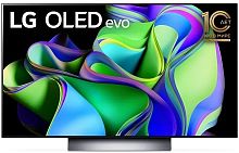 Телевизор OLED LG 48" OLED48C3RLA.ARUB темно-серый/серебристый 4K Ultra HD 120Hz DVB-T DVB-T2 DVB-C DVB-S2 USB WiFi Smart TV