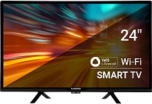 Телевизор LED SunWind 24" SUN-LED24XS310 Яндекс.ТВ черный HD 60Hz DVB-T DVB-T2 DVB-C DVB-S DVB-S2 USB WiFi Smart TV