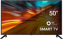 Телевизор LED SunWind 50" SUN-LED50XU400 Яндекс.ТВ черный 4K Ultra HD 60Hz DVB-T DVB-T2 DVB-C DVB-S DVB-S2 USB WiFi Smart TV