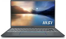 Ноутбук MSI Prestige 14 A11SC-078RU Core i7 1195G7 16Gb SSD1Tb NVIDIA GeForce GTX 1650 4Gb 14" IPS FHD (1920x1080) Windows 11 Home grey WiFi BT Cam