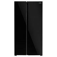 Холодильник Hyundai CS5003F черное стекло (двухкамерный)