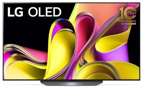 Телевизор OLED LG 55" OLED55B3RLA.ARUB черный/серебристый 4K Ultra HD 120Hz DVB-T DVB-T2 DVB-C DVB-S DVB-S2 USB WiFi Smart TV