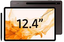 Планшет Samsung Galaxy Tab S8+ SM-X800 Snapdragon 898 2.99 8C RAM8Gb ROM128Gb 12.4" Super AMOLED 2800x1752 Android 12 темно-серый 13Mpix 12Mpix BT WiFi Touch microSD 1Tb 10090mAh 8hr