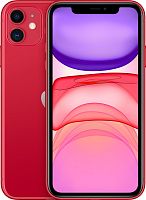 Смартфон Apple A2221 iPhone 11 64Gb 4Gb (PRODUCT)RED моноблок 3G 4G 2Sim 6.1" 828x1792 iPhone iOS 15 12Mpix 802.11 a/b/g/n/ac/ax NFC GPS GSM900/1800 GSM1900 TouchSc Ptotect