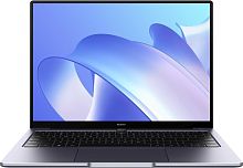 Ноутбук Huawei MateBook 14 Ryzen 5 5500U 16Gb SSD512Gb AMD Radeon 14" IPS (2160x1440) Windows 10 Home grey WiFi BT Cam