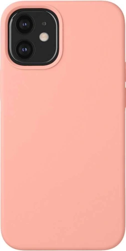 Чехол (клип-кейс) Deppa для Apple iPhone 12 mini Liquid Silicone розовый (87710)