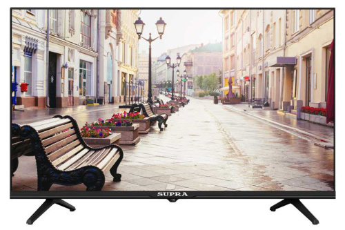 Телевизор LED Supra 32" STV-LC32ST00100W Frameless черный HD READY 50Hz DVB-T DVB-T2 DVB-C USB WiFi Smart TV (RUS)