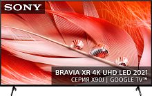 Телевизор LED Sony 75" XR-75X90J BRAVIA черный 4K Ultra HD 100Hz DVB-T DVB-T2 DVB-C DVB-S DVB-S2 USB WiFi Smart TV