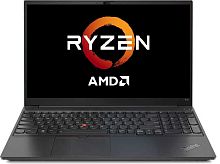 Ноутбук Lenovo ThinkPad E15 G3 AMD Ryzen 3 5300U 8Gb SSD256Gb AMD Radeon 15.6" IPS FHD (1920x1080) Windows 10 Professional 64 black WiFi BT Cam