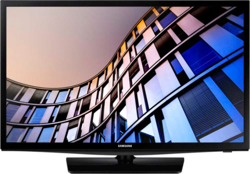 Телевизор LED Samsung 24" UE24N4500AUXRU 4 черный HD READY 60Hz DVB-T2 DVB-C DVB-S2 USB WiFi Smart TV (RUS)