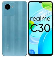 Смартфон Realme C30 64Gb 4Gb зеленый моноблок 3G 4G 6.5" 720x1600 Android 11 8Mpix 802.11 b/g/n GPS GSM900/1800 GSM1900 TouchSc
