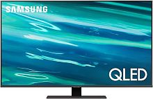 Телевизор QLED Samsung 65" QE65Q80AAUXRU 8 темно-серебристый Ultra HD 120Hz DVB-T2 DVB-C DVB-S2 USB WiFi Smart TV (RUS)