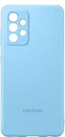Чехол (клип-кейс) Samsung для Samsung Galaxy A52 Silicone Cover голубой (EF-PA525TLEGRU)