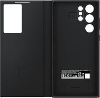 Чехол (флип-кейс) Samsung для Samsung Galaxy S22 Ultra Smart Clear View Cover черный (EF-ZS908CBEGRU)