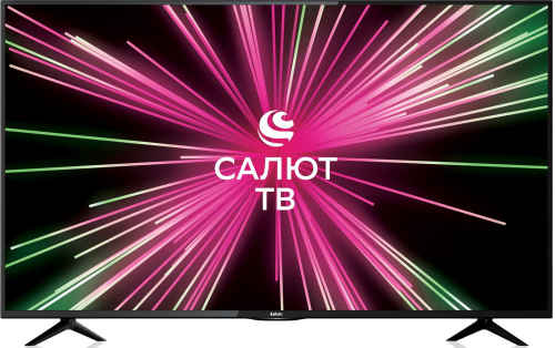 Телевизор LED BBK 55" 55LEX-8387/UTS2C Салют ТВ черный 4K Ultra HD 50Hz DVB-T2 DVB-C DVB-S2 WiFi Smart TV (RUS)