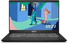 Ноутбук MSI Modern 14 H D13MG-088XRU Core i5 13420H 16Gb SSD512Gb Intel Iris Xe graphics 14" IPS FHD+ (1920x1200) Free DOS black WiFi BT Cam (9S7-14L112-088)