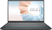 Ноутбук MSI Modern 14 B11SBU-488RU Core i7 1165G7 16Gb SSD512Gb NVIDIA GeForce MX450 2Gb 14" IPS FHD (1920x1080) Windows 10 grey WiFi BT Cam