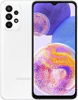 Смартфон Samsung SM-A235F Galaxy A23 128Gb 6Gb белый моноблок 3G 4G 2Sim 6.6" 1080x2408 Android 12 50Mpix 802.11 a/b/g/n/ac NFC GPS GSM900/1800 GSM1900 microSD max1024Gb