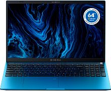 Ноутбук Digma Pro Sprint M Core i7 10710U 16Gb SSD512Gb Intel UHD Graphics 15.6" IPS FHD (1920x1080) Windows 11 Professional Multi Language 64 blue WiFi BT Cam 4500mAh